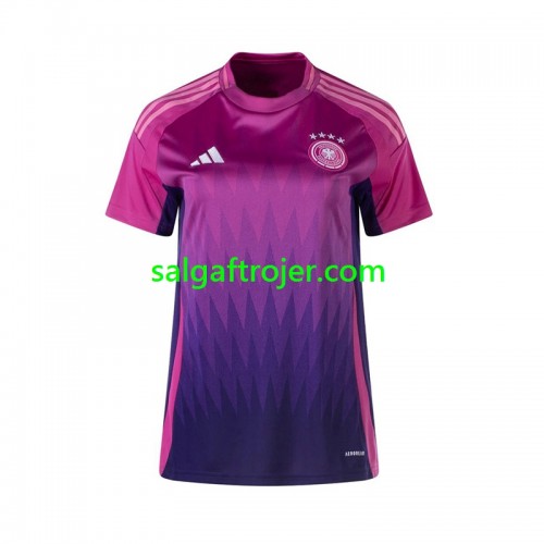 Tyskland Fodboldtrøjer Dame Udebanesæt EM 2024 Kort ærmer Tyskland Fodboldtrøjer Dame Udebanesæt EM 2024 Kort ærmer